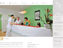 Tablet Screenshot of orthopaedie-schwabing.com